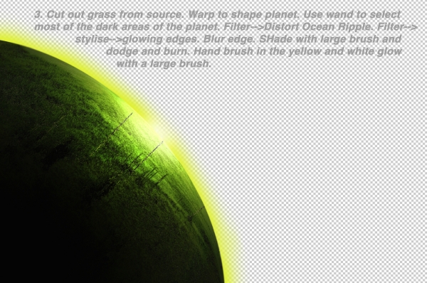 Creation of Planet Homestead: Step 3